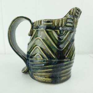 Studio Art Pottery Small Pitcher Artist Signed